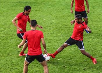 مران مستبعدي الأهلي أمام الإسماعيلي تأهيل حسام عاشور وغياب عمرو جمال