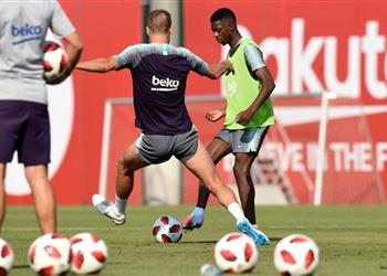 ديمبيلي يفاجئ برشلونة