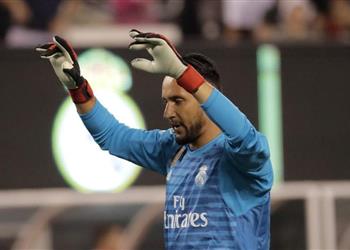 رسالة قوية من نافاس بعد أول تدريب مع كورتوا