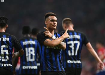 فيديو مارتينيز يقود إنتر ميلان للفوز على أتليتكو مدريد بكأس الأبطال الدولية