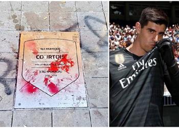 صور جماهير أتليتكو مدريد توجه رسالة قاسية لكورتوا