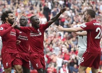 فرانس فوتبول محمد صلاح يشكل مثلث إفريقي مرعب في ليفربول