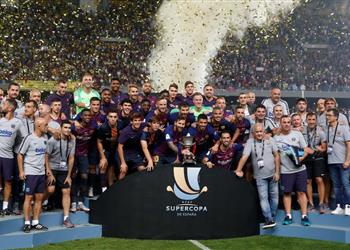 رسالة إنييستا لبرشلونة بعد التتويج بكأس السوبر الإسباني