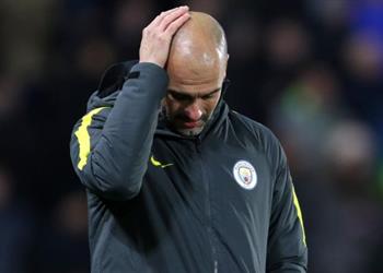 جوارديولا يتلقى صدمة قبل مباراة هدرسفيلد بالبريميرليج