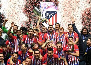 صورة جريزمان يستفز راموس بعد التتويج بالسوبر الأوروبي