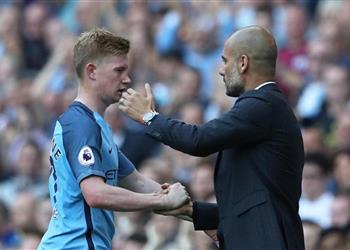 جوارديولا دي بروين تعرض للإصابة لهذا السبب