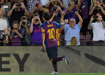 فيديو ميسي يواصل كتابة التاريخ مع برشلونة برقم فريد