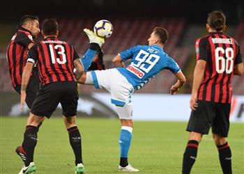 بالفيديو ريمونتادا نابولي تقلب الطاولة على ميلان بالكالتشيو