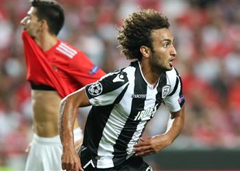 بمشاركة عمرو وردة باوك يفشل في التأهل لدوري الأبطال بعد السقوط أمام بنفيكا