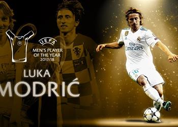 رسميا لوكا مودريتش يحصد جائزة الأفضل في أوروبا