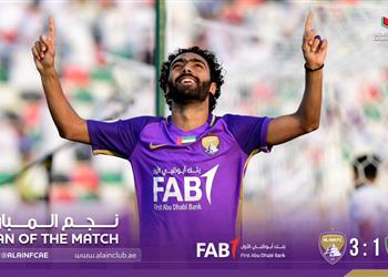 فيديو حسين الشحات رجل مباراة العين والإمارات