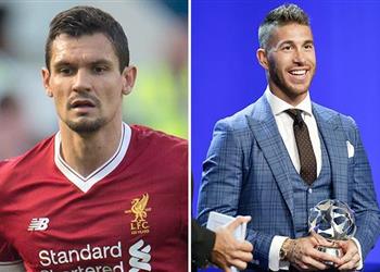 صورة لوفرين ي ظهر رد فعله بعد فوز راموس بجائزة أفضل مدافع