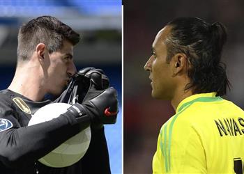 كورتوا يتحدث عن علاقته بنافاس في ريال مدريد