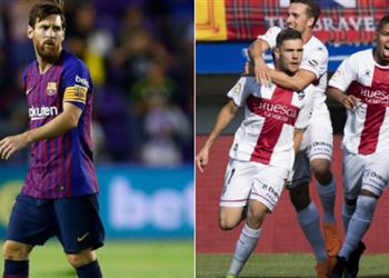 الليجا برشلونة ضد هويسكا موعد المباراة والقناة الناقلة والمعلق