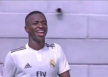 فيديو فينيسيوس يتألق ويسجل هدفان بديربي مدريد للشباب أمام أعين لوبيتيجي