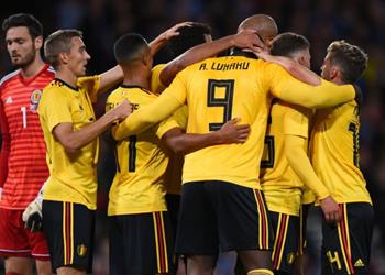 فيديو بلجيكا تسحق إسكتلندا ودي ا برباعية