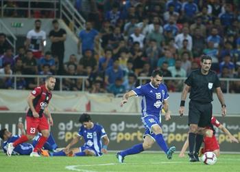 بالفيديو ازمة سياسية في مباراة القوة الجوية العراقي واتحاد الجزائر بالبطولة العربية