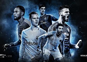 اتحاد لاعبي العالم يختار أفضل خمسة حراس لعام 2018