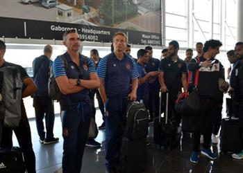 الأهلي يبدأ تدريباته في غينيا استعداد ا لمباراة حوريا عقب رحلة طيران 11 ساعة