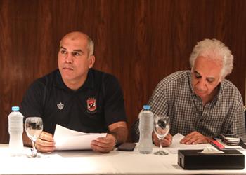 يوسف وعدلي يمثلان الأهلي في الاجتماع الفني لمباراة حوريا الغيني