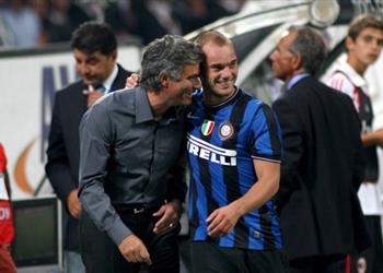 شنايدر مورينيو أفضل مدرب في العالم