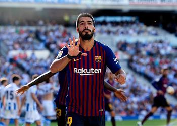 سواريز يكشف عن حديثه لحكم مباراة برشلونة وريال سوسيداد