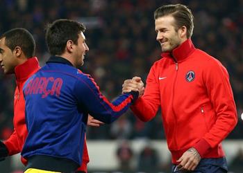 بيكهام يخطط لضم ميسي لناديه الجديد