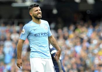 شكوك حول مشاركة أجويرو في مباراة مانشستر سيتي وليون