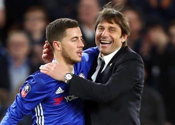 صحفي إنجليزي كونتي هدد بقاء هازارد في تشيلسي