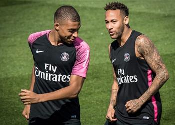 رئيس باريس سان جيرمان مبابي ونيمار أفضل لاعبين في العالم