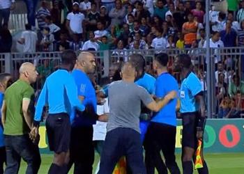 فيديو اعتراض حسام وإبراهيم حسن على حكم مباراة اتحاد العاصمة الجزائري