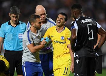 ساري تشيلسي سيطر على مباراة باوك وإصابة بيدرو ليست خطيرة