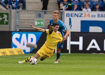بوروسيا دورتموند يتعادل بصعوبة مع هوفنهايم في الدوري الألماني