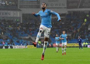 رياض محرز بعد تخطي كارديف سعيد بتسجيل أولى أهدافي مع مانشستر سيتي
