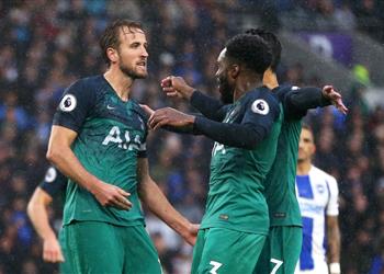 فيديو هاري كين يدخل تاريخ توتنهام بهدفه أمام برايتون