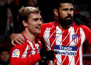 سيميوني يتحدث عن أهمية كوستا وجريزمان لأتلتيكو مدريد