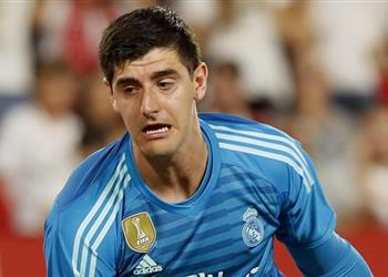 أرقام كورتوا الهزيلة تشكك في قدراته لحراسة مرمى ريال مدريد