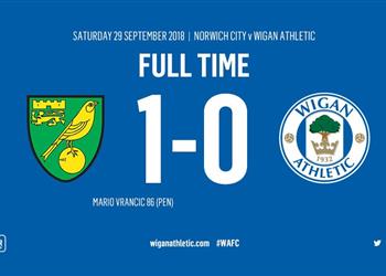 سام مرسي يشارك في هزيمة ويجان أمام نورويتش بالتشامبيونشيب