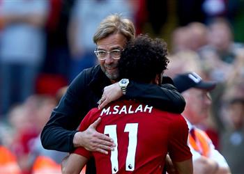 بالفيديو كلوب يحتفل مع محمد صلاح عقب هدف ليفربول في مرمى تشيلسي