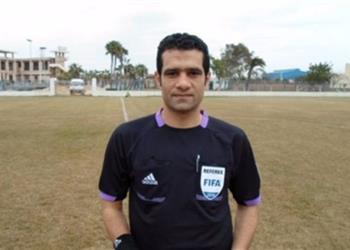 محمود البنا حكم ا لمباراة الاتحاد السكندري والجونة في الدوري المصري