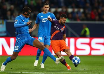 فيديو أجويرو يحقق إنجاز ا بهدفه أمام هوفنهايم في دوري الأبطال