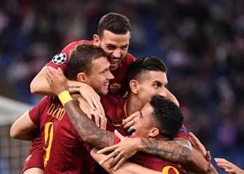 فيديو دجيكو يتألق وروما يدك شباك فيكتوريا بلزن بخماسية في دوري الأبطال