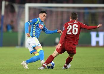 فيديو محمد صلاح يشارك في سقوط ليفربول أمام نابولي بدوري الأبطال