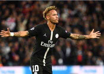 فيديو نيمار يقود سان جيرمان لإسقاط النجم الأحمر بسداسية في دوري الأبطال