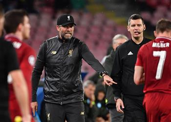 ليفربول يحقق رقم ا سلبي ا بعد سقوطه أمام نابولي بدوري الأبطال