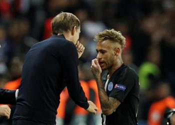 نيمار يكشف عن كلماته لتوخيل بعد استبداله أمام النجم الأحمر