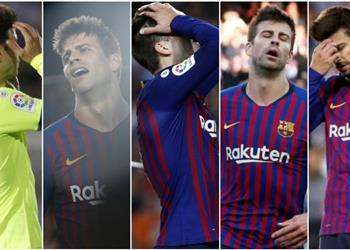 بالفيديو ماركا تسلط الضوء على أخطاء بيكيه الكارثية في مباريات برشلونة