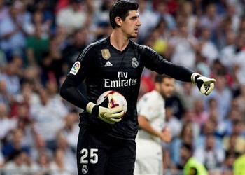 كورتوا معاناة ريال مدريد لسنا أول فريق يحدث له ذلك