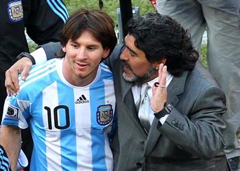 مارادونا ميسي لا يمكن أن يكون قائد ا لهذا السبب