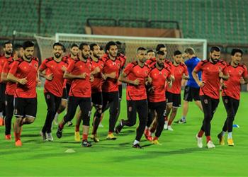 مران الأهلي كارتيرون يعقد جلسة مع اللاعبين وإنتظام الرباعي المصاب وغياب إكرامي